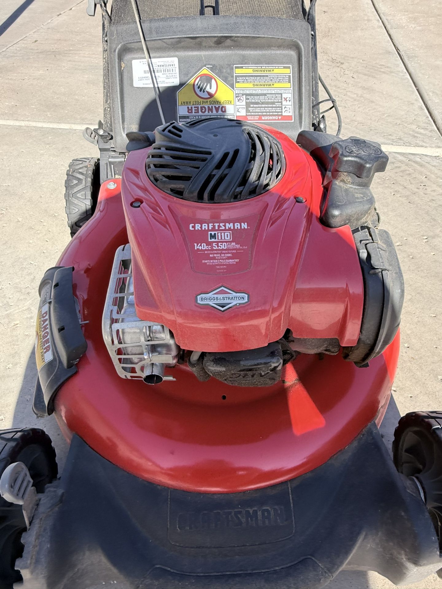 Lawnmower Craftsman M110