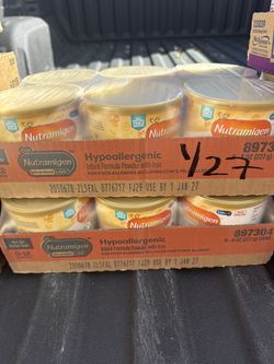Nutramigen hypoallergenic formula 8oz cans sell or trade for Enfamil/Simialc 12oz cans