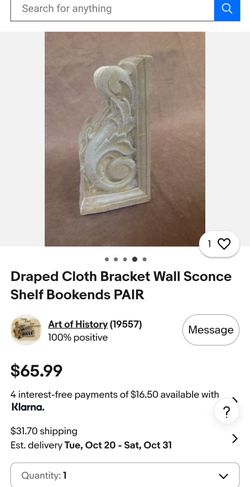 Braket wall sconce 20 pieces available $20 each