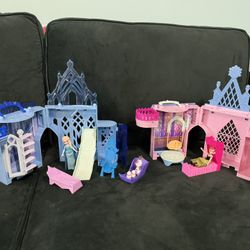 Frozen Elsa & Anna Castles Toys