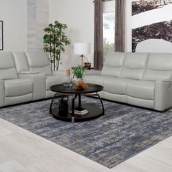 DOVE GRAY POWER RECLINING SOFA SET -FAST DELIVERY🚚