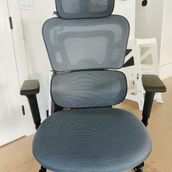Ergonomic Mesh Office Chair with Headrest – Excellent Condition