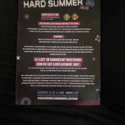 2 Day GA+ Hard Summer Ticket