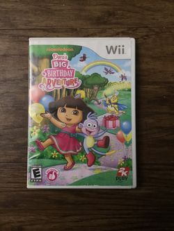 Wii Dora’s Big Birthday Adventure game