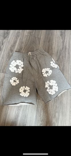 New Denim Tear Shorts M Grey  