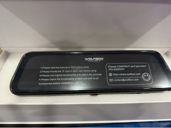 Wolfbox Mirror Dash Cam