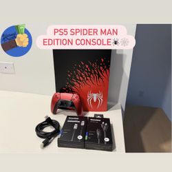 PS5 - PlayStation 5 Disc Console - Spider Man Limited Edition🕷️🕸️