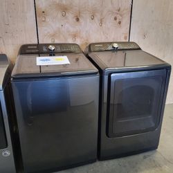 💚St Patrick's Sale! 2019 Like New Samsung Washer Dryer Electric Set-Warranty Included 