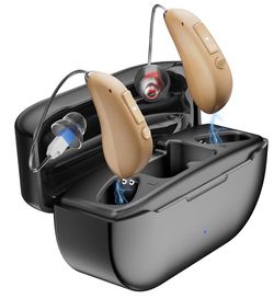 Rechargeable hearing aids for seniors with moderate hearing loss