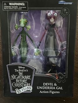 The Nightmare Before Christmas 25 Years Devil & Undersea Gal