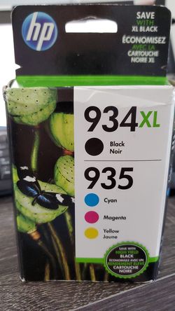 Hp cartridges 934xl 935 color combo