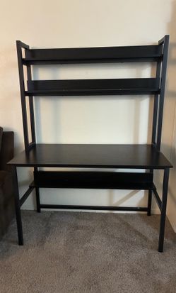 Black desk