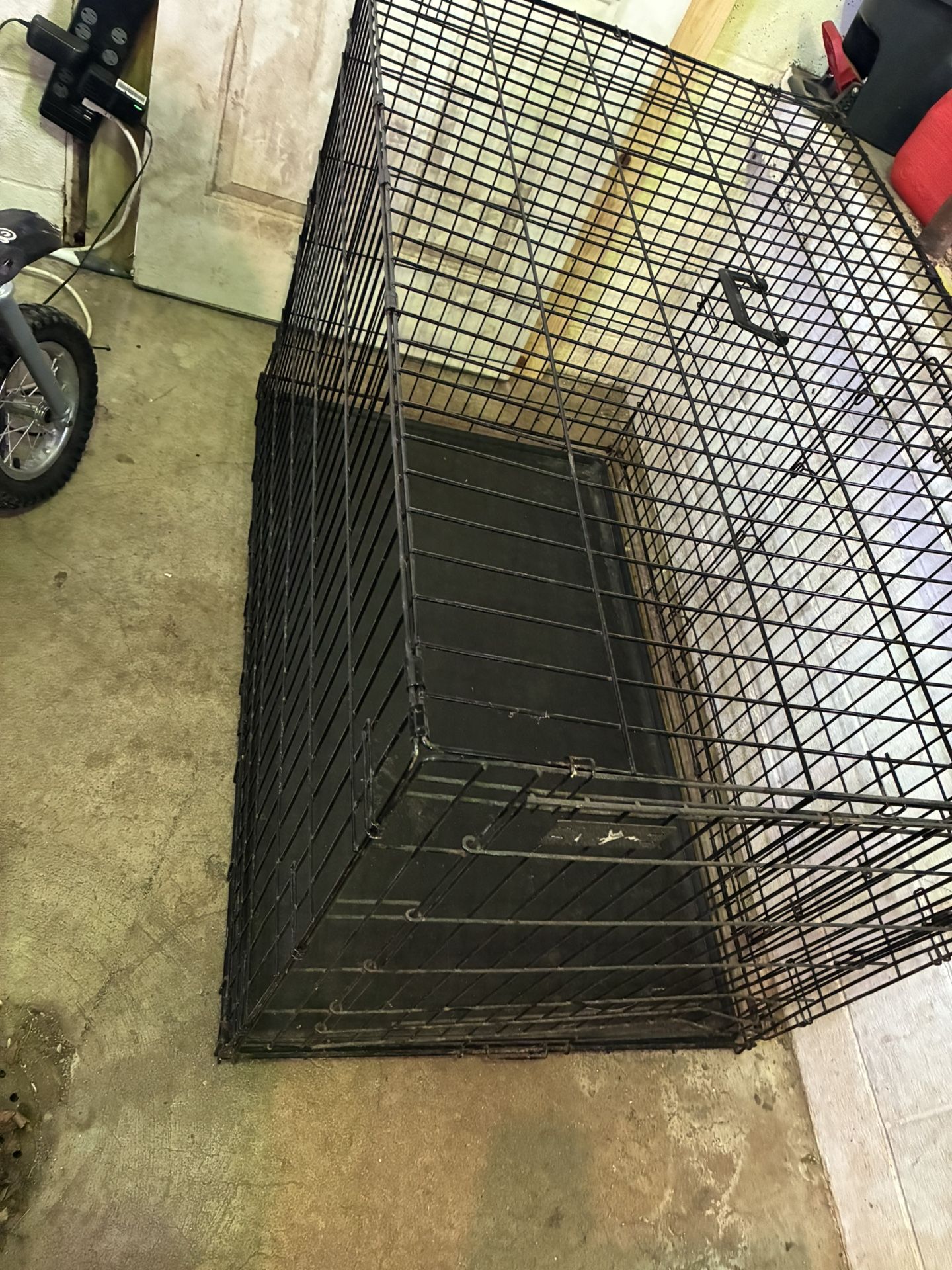 XL Dog Crate W / 2 Doors Entry