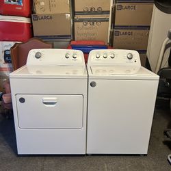 Washer and Dryer 
