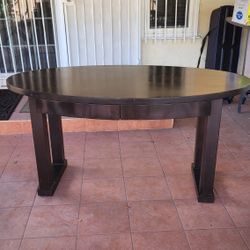 Sturdy Dining Table Or Desk With Drawers