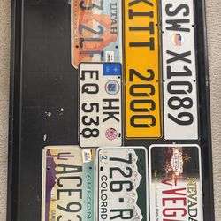 License plates