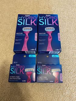 2 Schick Hydro Silk Razor with 2 Refills