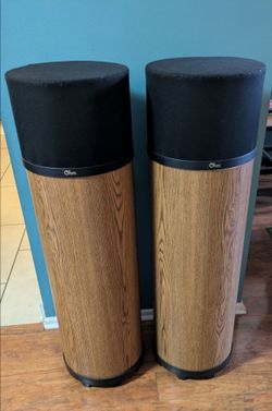 Pair of vintage "OHM" BRAND High end home Audio Speakers (Consecutive serial numbers