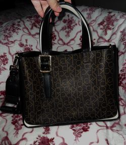 Mini Tote Crossbody – Brown