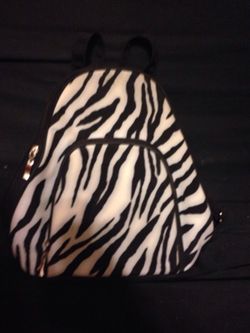 Zebra Backpack/Purse