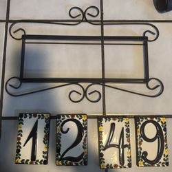 Number Titles For House