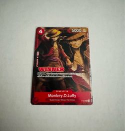 Monkey D. Luffy Winner Card