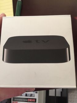 Apple TV in box with 12ft HDMI CORD