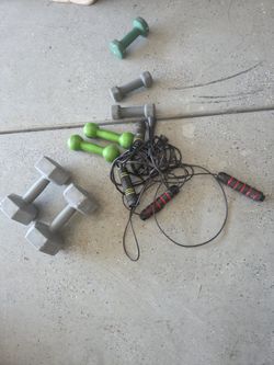 Small Weights And Jump Rope