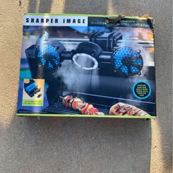 12 LED BBQ Grill Light And Fan By Sharper Image 