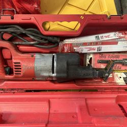 Milwaukee saw and accessories.