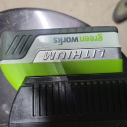 Greenworks Lithium Ion Battery W/ Charger