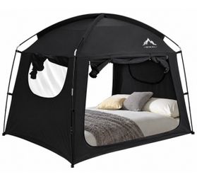 Mirac Black Bed Canopy Privacy Tent