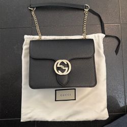Gucci Interlocking pony-style calfskin crossbody bag