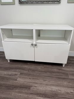 IKEA White TV Stand