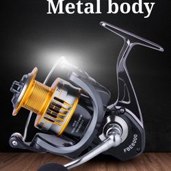 Model 4000 17+1BB 5.0:1/4.7:1 Spinning Reels High Speed ​​Gear Ratio Fishing Reel Wheel