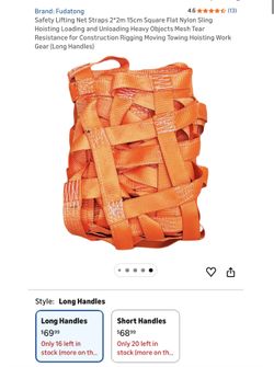 Safety Lifting Net Straps 2*2m 15cm Square Flat Nylon Sling Hoisting Loading and Unloading Heavy Objects Mesh Tear Resistance for Construction Rigging