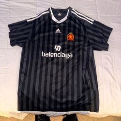 Balenciaga-style soccer jersey
