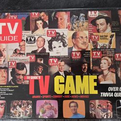 VINTAGE 1984 TV GUIDE'S TV GAME BOARD GAME BY TRIVIA INC Factory Sealed 