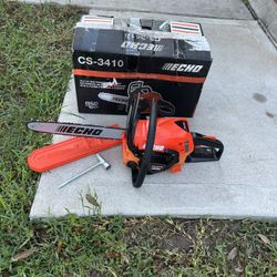 ECHO CS-3410 Chainsaw 14 In”  New Ready To Work Nueva Lista Para Trabajar $170 Firm Price 