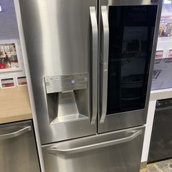 LG STUDIO Stainless Steel 24 Cu. Ft. Smart Wi-Fi Enabled InstaView Door-in-Door Counter Depth Refrigerator With Craft Ice Maker