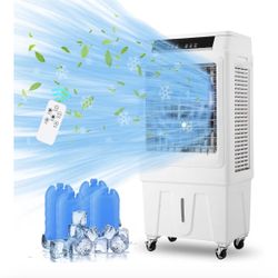 New in! Evaporative Air Cooler, 10.3 Gallon Swamp Cooler with Remote Control