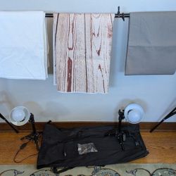 Photography Backdrop And Lighting Bundle 