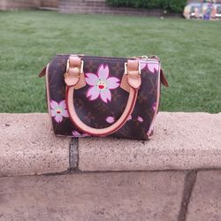 Louis Vuitton Takashi Murakami Speedy Bandouliere 25 Cherry Blossom Bag