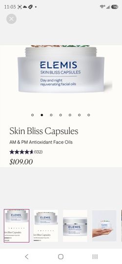 ELEMIS Skin Bliss Capsules - Day & Night Rejuvenating Facial Oils. Brand New