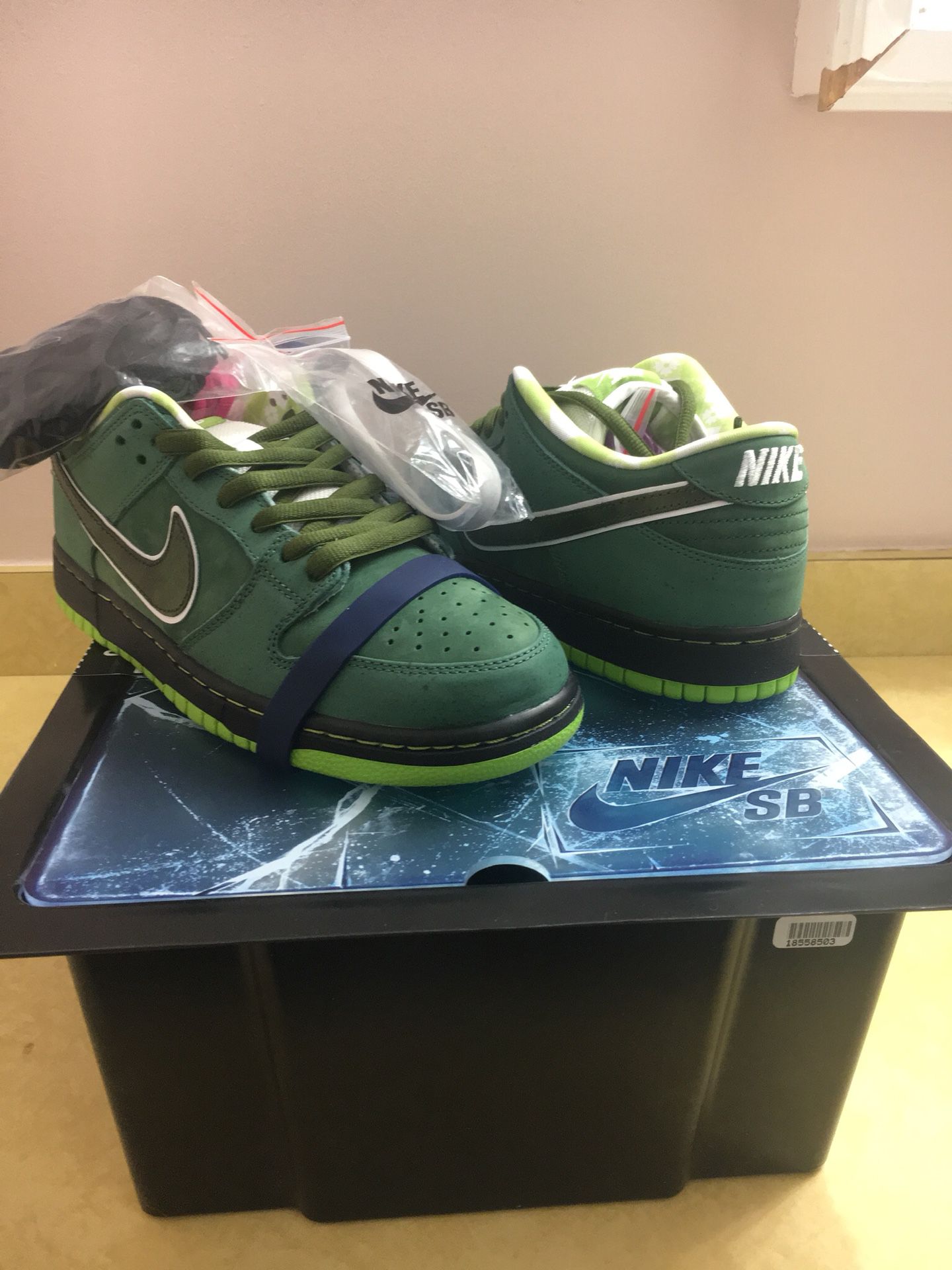 Nike Dunk Low green Lobster DS size 9