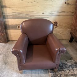 Leather Kids Chair
