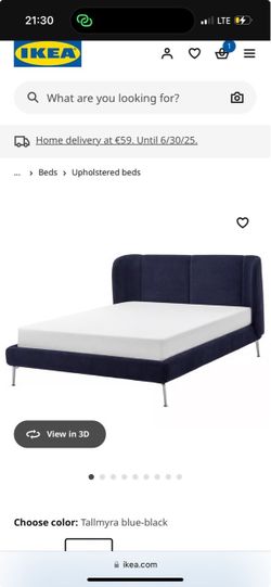 IKEA king bed frame