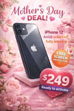 iPhone 12 • 64GB • Unlocked 📱💥 Only $249 💥
