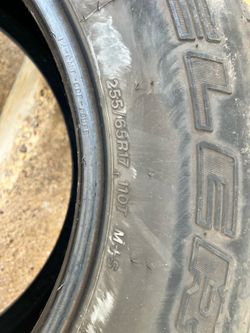 Llantas Bridgestone Medida 255 65R17