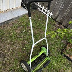 Manual Lawnmower Mower With Bag